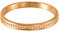 Quiges Acier Inoxydable Or Rose Points Simples Anneau Solitaire Intérieur 2mm Hauteur pour Collection de Bague Empilage Taille 19mm (59)