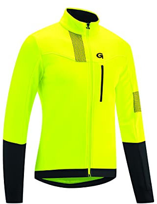 Gonso Valaff, Herren Fahrradjacke, Wasserabweisende Softshelljacke, Winddicht, G-Shell für optimale Wärmeisolierung, Enganliegende Passform, PFC-frei