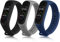Oumida 3 Pcs Bracelet pour Xiaomi Mi Band 4/ Xiaomi Mi Band 3, Bracelet Silicone Souple Respirant Coloré pour Mi Band 4/ Mi Band 3 (BPack)