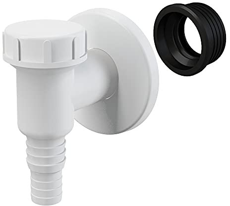 AlcaPlast APS2 Geräte Siphon 32 40 50mm | Abwasseranschluss für Waschmaschine, Spülmaschine etc., Durchmesser:DN 50 mm