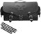 ORLETANOS Seitenkoffer Big Skull für Sissybar kompatibel mit Harley Davidson Custom XL Biker Echtleder schwarz HD universal Special Werkzeugtasche Trike Quad ATV