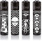 Clipper Feuerzeug 4er Set: (420 Aliens #2)