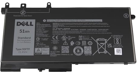 Dell D4CMT Original Batterie 51Wh 3 cellules/11,4V | pour Latitude 14 (5490), 12 (5290)