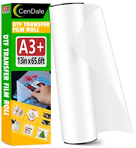 CenDale DTF Transferfolie Rolle – 33 cm, 20 m für DIY