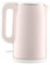 FairUo Kettles, 1500W Double Wall Stainless Steel Tea Kettle, 1.7L Fast Hot Water Boiler with Led Display, Water Kettle Cordless for Tea&Coffee, Auto Shut-Off/Pink/15 * 15 * 23Cm