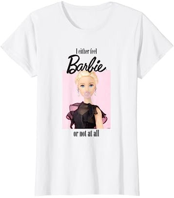 Barbie T-shirt officiel Feel Like Barbie Plusieurs couleurs T-Shirt
