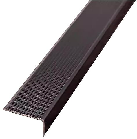 XTGDIEM Kantenschutz for Treppenkanten, L-förmige Ecke, for Vinylböden, rutschfeste Stufenleiste, Traktionsstufe, for Laminat/Metall/Holz (Size : W7xH3cm)