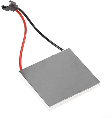 Kaminventilator-Generatorblech, 40 x 40 mm, hitzebetriebener Ofenventilator, Reparaturblech, Graphit, Stromerzeugungsblatt für Holz/Holzofen, Kamin, Elektromotor, DIY-Ersatz-Set