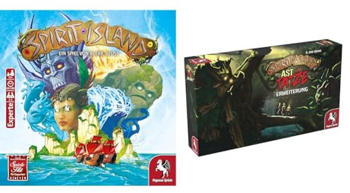 Pegasus Spiele 51896G - Spirit Island (deutsche Ausgabe), 1-4 Spieler & 51897G Spirit Island: AST und Tatze [Erweiterung]