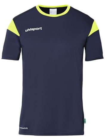 uhlsport Unisex Squad 27 Kurzarm Trikot, Marine/Fluo Gelb, XXL EU