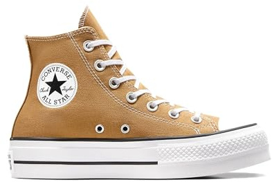 Converse Chuck Taylor All Star Lift Sneaker Damen Beige - 36 1/2 - Sneaker High Shoes