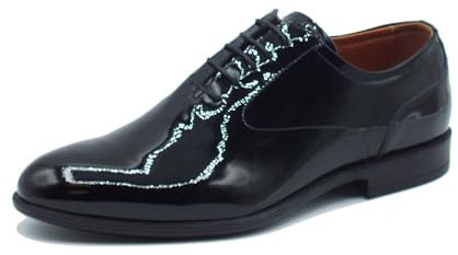 Nero Giardini NeroGiardini E400120UE Vernice Nero Scarpe Eleganti da Cerimonia per Uomo in Vernice con Lacci (Taglia 40)