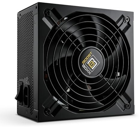 BoostBoxx Netzteil PB850P | 80PLUS Platinum, 850 Watt, vollmodular, gesleevte Kabel, Schutzfunktionen (OCP, OVP, SCP, OPP, OTP, UVP), ATX3.1 12V, 100-240V, Power Boost