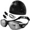 Shwdsy Erwachsene Kinder Schwimmbrille, Schwimmen Goggle Set, Unterwasserschwimmen Sportbrille, Anti fog und uv Schutz, Super Bequeme Taucherbrille mit Paket