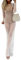 YILEEGOO Sexy Women's Sheer Mesh Pearl Rhinestone Cover Up Dress Beach Swimwear Bikini Bathing Suit Cover Ups (Cold White, L)