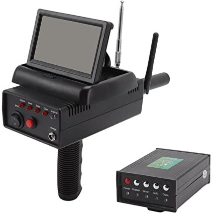 Metalldetektor, Golddetektor, 25 M Tiefe, 1200 M Reichweite, Metalldetektor-Locator, AKS-Display, Ferngesteuerter Unterirdischer Feldscan-Sucher, 100–240 V (EU-Stecker)