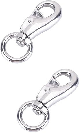 SEWOART 2stücke Hängesessel Drehhaken Silber Tragkraft Für Innen Und Außenbereich Für Hängematten Und Schaukelsessel