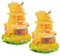 BACUTHY Winnie Babyparty-Dekorationen, Geburtstags-Cupcake-Ständer: Bären-Party-Tortenständer-Topper, Zubehör für Mädchen, Jungen, Kinder, Geschlechtsoffenbarung, erste Party – für 48 Cupcakes,