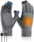 USB Heated Gloves for Men & Women - Touch Screen, Knitted, Electric Thermal Gloves for Driving, Running, Indoor & Outdoor