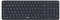 Rapoo E9310M kabelloses Tastatur Wireless Keyboard bis zu 12 Monate Batterielaufzeit flaches Aluminium Design DE-Layout QWERTZ PC & Mac - schwarz