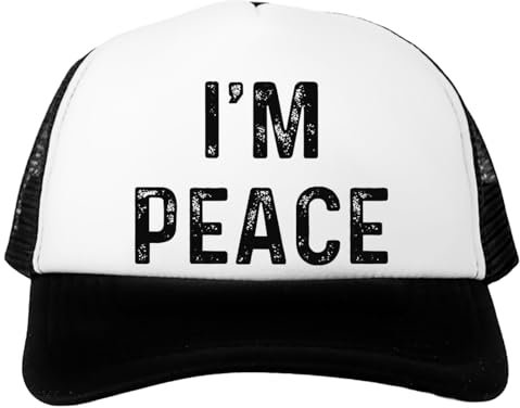 Udaytee Ich Bin EIN Friedliches Paar, Das Zu „Ich Komme In Frieden“ Passt Verstellbare Weiße Unisex-Baseballkappe Für Kinder