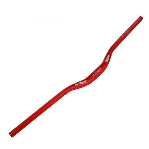 TRKIMAL φ 31,8 mm Rennrad, MTB, Mountainbike, Fahrrad, extra lang, 780 mm, Lenker, 30 mm Riser Bar für Downhill, Radfahren, Rennen, Off-Road, MTB, BMX (rot)