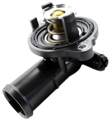 Chuuparts Thermostat Housing Assembly 05184977AE 5184977A Compatible with Chrysler Platinum Sedan 300C 3.6L Compatible with Ram Truck 1500 2500 Compatible with Dodge SE SXT Sedan 3.6L 3604CC