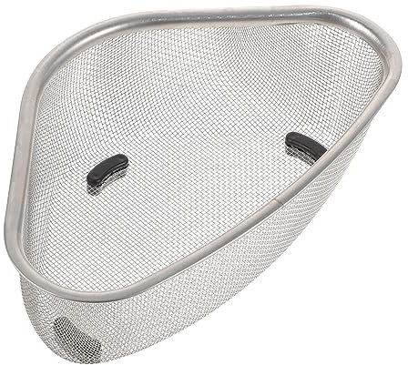 HYTROVE Drain Basket Triangle Sink Corner Kitchen Food Waste Strainer Draining Basket Stainless Steel Mesh