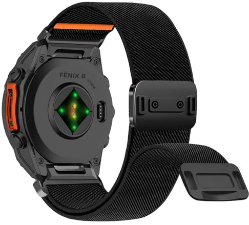 Niboow Nylon QuickFit 22mm Armband für Garmin Fenix 8 Pro/Fenix 8 (47mm)