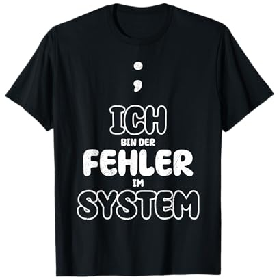Computer ICH Bin DER Fehler IM System LUSTIG Nerd Computer T-Shirt