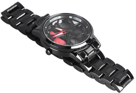 AKLOSIPY Racing Car Inspired Watch with Japanese Quartz Movement & Rotatable Stainless Steel Band for Car Enthusiasts