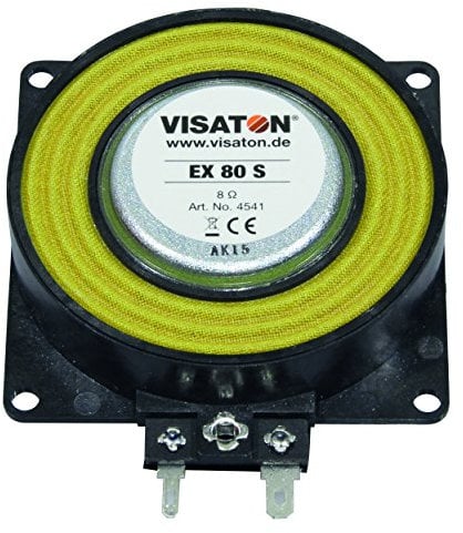 Visaton 4541 Körperschallwandler EX 80 S - 8 Ohm Lautsprecher schwarz