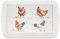 Leonardo 93609 Country Life-Bandeja para Aperitivos con diseño de Pollos pequeños, Melamina, Blanco
