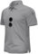 TACVASEN Herren Kurzarm Poloshirts Atmungsaktiv Polo Golf T-Shirts für Outdoor-Aktivitäten (Hellgrau, L)