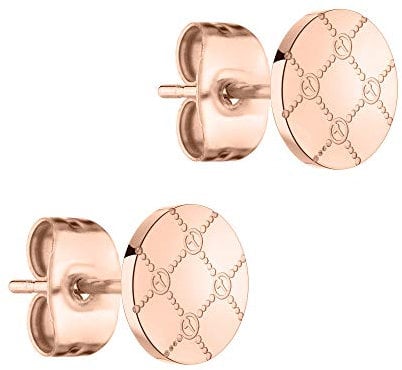 Tamaris Damen Ohrring in Roségold aus Edelstahl TJ-0051-E-07
