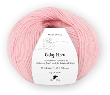 PRO LANA Baby Micro - Farbe: Puder (32) - 50 g/ca. 155 m Wolle