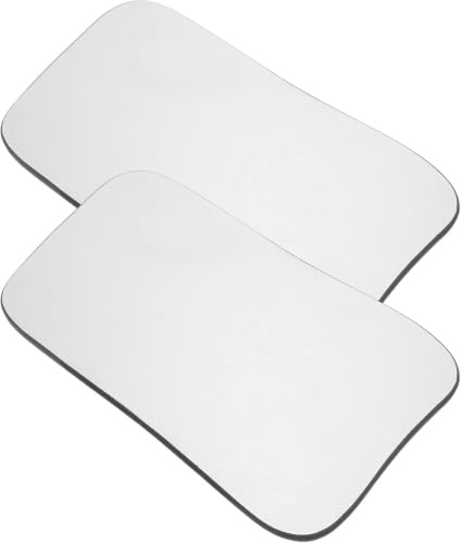 Artibetter 2Pcs Dental Mirror – High Definition Intraoral Photography Mouth Mirror – Double-Sided Rhodium Plated Glass Oral Reflector for Dental Clinics – Autoclavable & Fog-Resistant