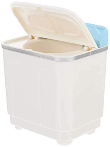 Toyvian Mini Washing Machine kids laundry toy doll house washing machine laundry room play toy Toy Plastic Appliance