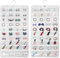 Linkstyle 160 Taschen Schmuck Organizer Hängend, Doppelseitige Reise Schmuckrolle, Schmuckhalter mit Haken, 2 Stück