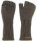 KNIT FACTORY - Cleo Handstulpen - Fingerlose Handschuhe - Gestrickte Handschuhe für Winter - Damen Handstulpen aus Wolle - Hochwertige Qualität - Cappuccino