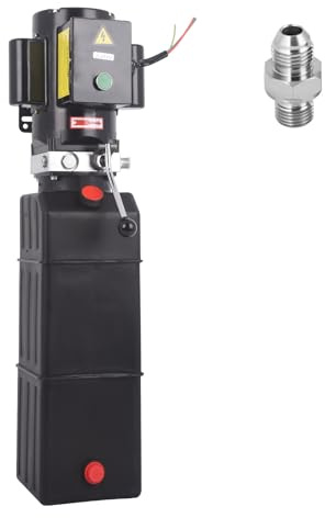 LFGUD - 16 Quart Hydraulic Power Unit, 16 Quart Hydraulic Pump, 220V, 3450 rpm, 2 HP Single Phase Hydraulic Lift Pump for Lifting Platforms