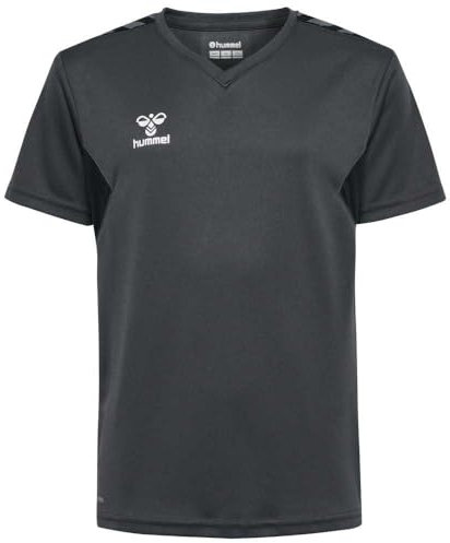 hummel Unisex Kinder Hmlauthentic Pl Jersey S/S Kids T Shirt, Asphalt, 140 EU