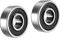 A ABSOPRO Kugellager 6201-2RS 12x32x10mm Doppelt abgedichtetes Lager (Set von 2)