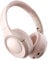 iKF King ANC Over-Ear Wireless Headphones [Active Noise Cancelling, 100H Playtime] with Deep Bass, Comfortable Earpads, Dual Device Bluetooth 5.3 for Office, Travel, Gym | Foldable Design（Pink）