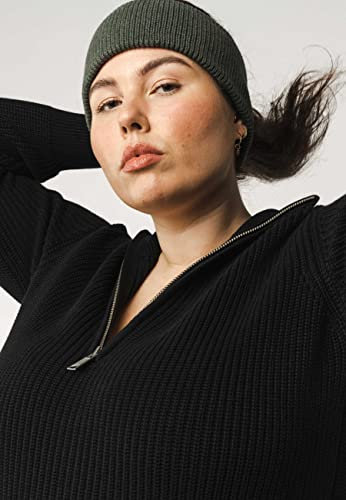 Mela - Stirnband KIRON | Nachhaltig mit Fairtrade Cotton, GOTS & Grüner Knopf Zertifizierung, Farbe:grün Melange, Größe:OneSize