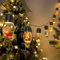Weihnachten Schneekugel Lichterkette, 2m 10 Glühbirnen Batteriebetriebene Weihnachtsbaum Lichterkette, Weihnachten dekorative Baum Lampe (2Pcs)