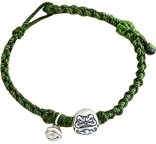 Topcrystal Feng Shui Armband Sterling Silber Charme Buddha Armband Seil Buddhistische Handarbeit Schmuck Meditation Vintage Armband Viel Glück verstellbar Frauen Männer Geschenke, Brass