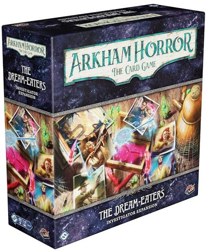 Fantasy Flight Games Arkham Horror The Card Game Dream-Eaters Investigator Expansion - Unleash Unique Investigators in a Dream World! Cooperative LCG, Ages 14+, 1-4 Players, 1-2 Hr Playtime, Made
