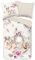 Kinderbettwäsche 135x200cm Jungen Eule Bettbezug Set 3 Teilig Pflanzen Blumen Tiere Hirsche Microfaser Einzelbett WendeBettwäsche mit Reißverschluss und 2 Kissenbezug 80x80cm