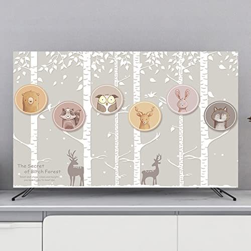 Staubes Tv-Cover 22-80 Zoll Indoor-tv-bildschirmschutz Für Led, LCD, OLED-flachkrümmungsbildschirm(Size:45-48in(110x65cm),Color:B)